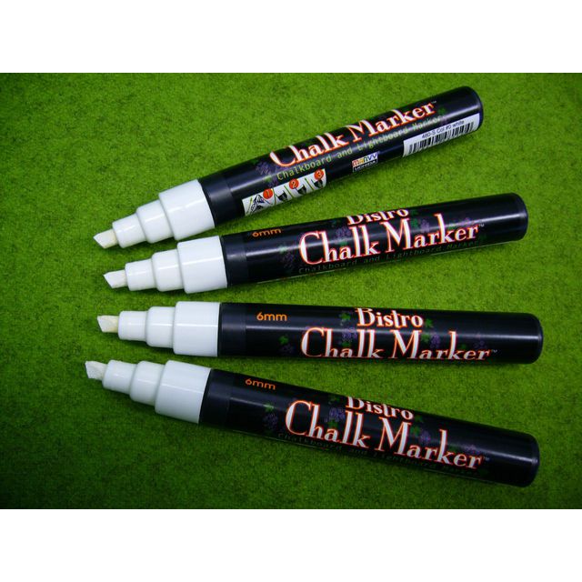 Märkpenna Marvy Chalk Marker vit 4/fp