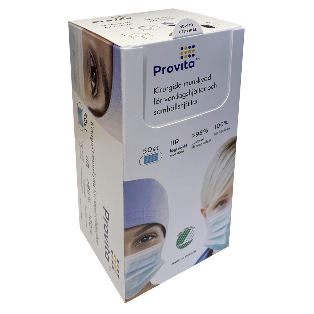 Munskydd Typ IIR svensktillverkat 50/fp