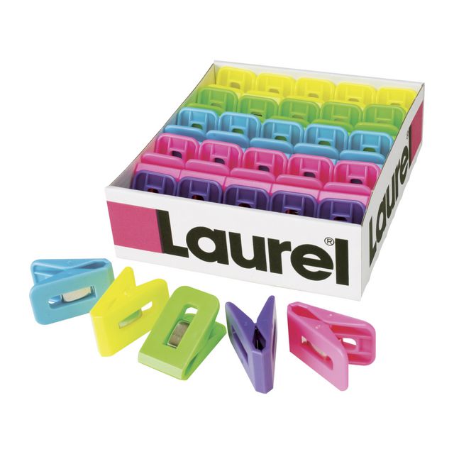 Pappersklämma Laurel plast 25x43mm