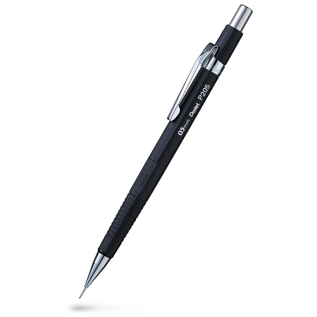 Stiftpenna PENTEL P205 0,5mm svart