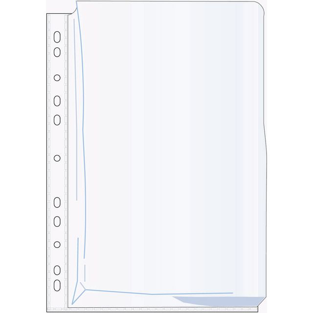 Plastficka bälg PP präglad 0,17 A4 (25 pack)