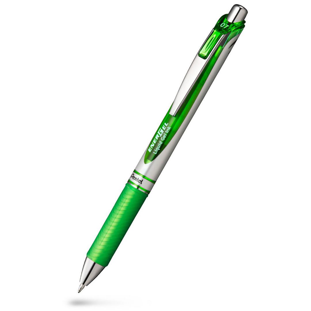 Gelpenna Pentel EnerGel BL77 0,7 lj.grön (12 pack)