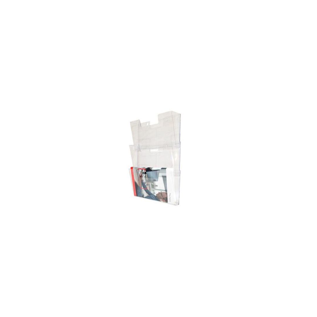 Blankettfack 3-fack transparent