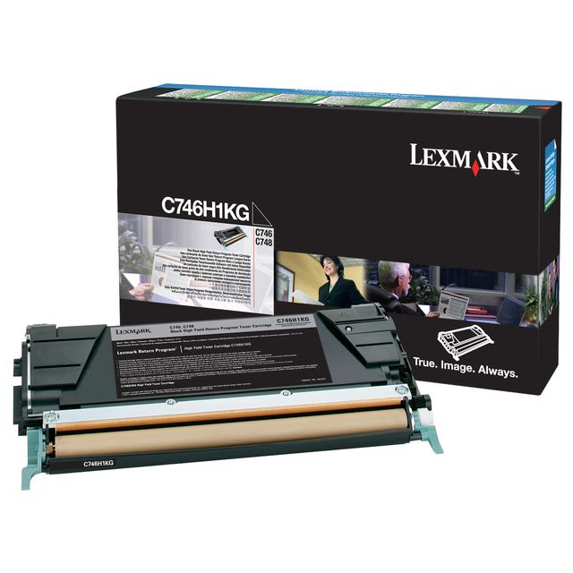 Toner LEXMARK C746H1KG 12K svart