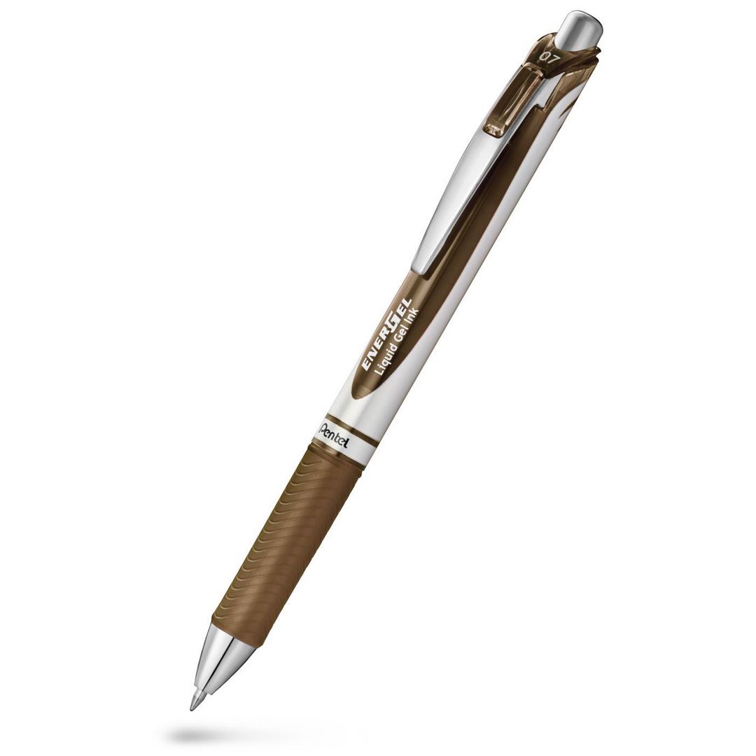 Gelpenna Pentel EnerGel BL77 0,7 m.brun (12 pack)