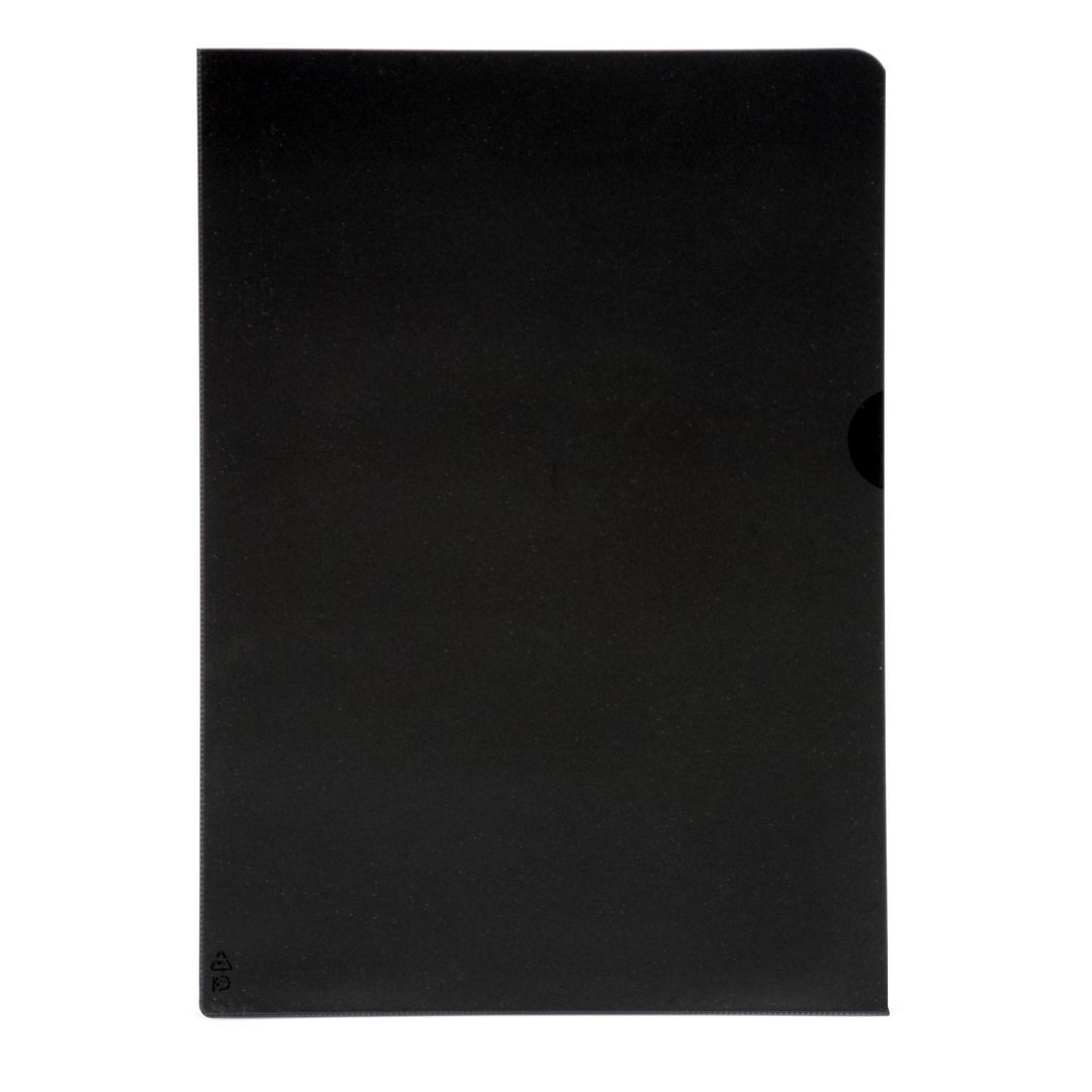 Aktmapp PLASTPetter A4 0,35 svart (50 pack)