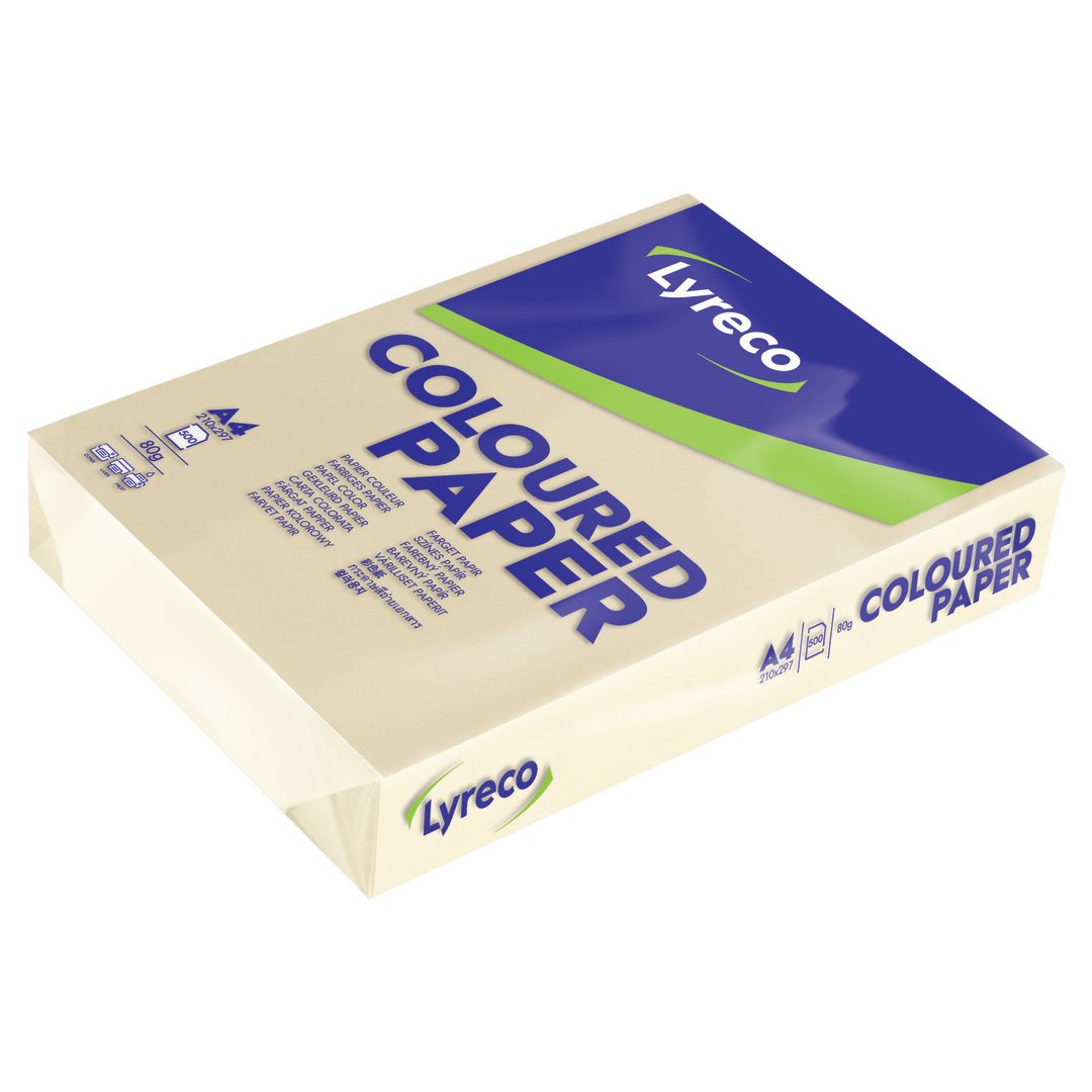 Kop.ppr Lyreco A4 80g oh beige 500/fp