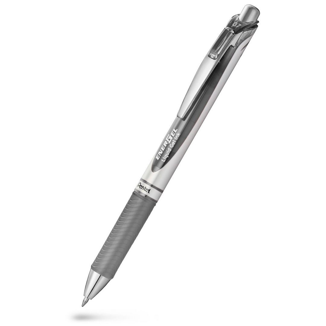 Gelpenna Pentel EnerGel BL77 0,7 grå (12 pack)