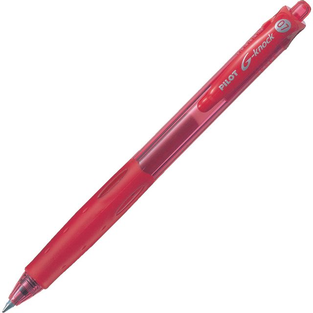 Gelpenna PILOT G-knock 0,7 röd (10 pack)