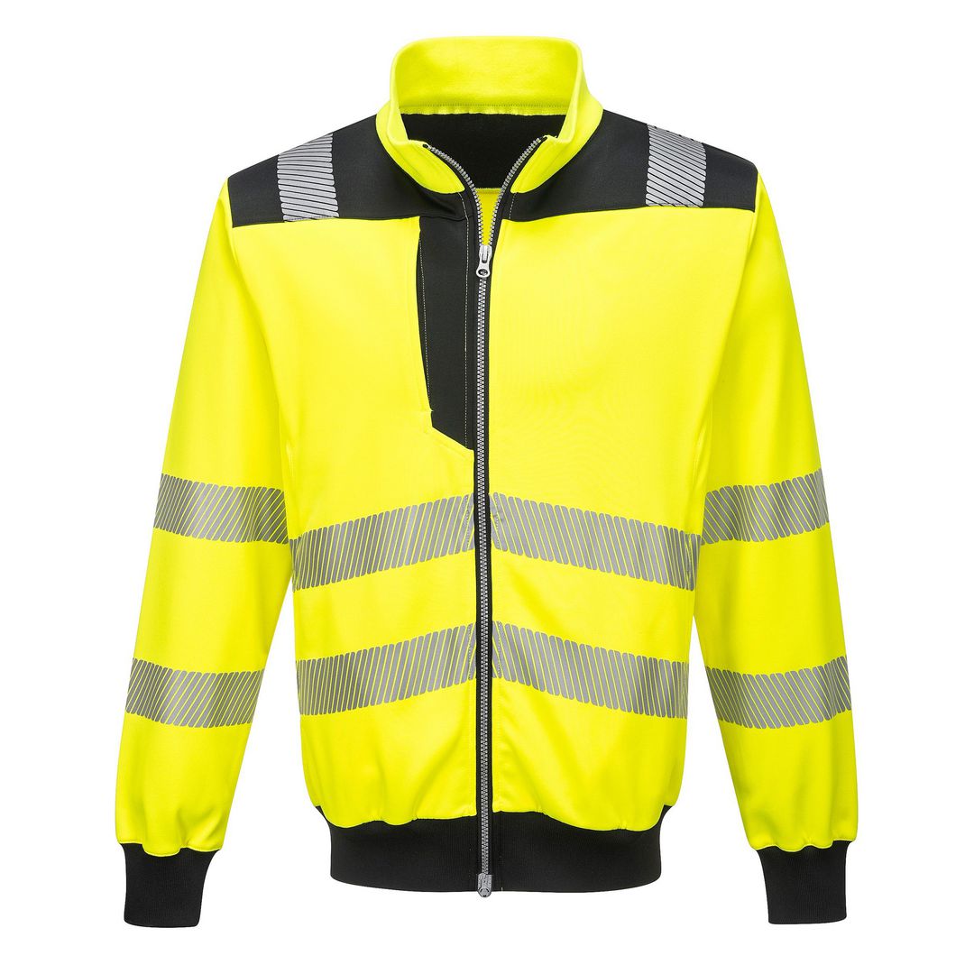 Ziptröja varsel PW370 Hi-Vis Kl 2/3 4XL
