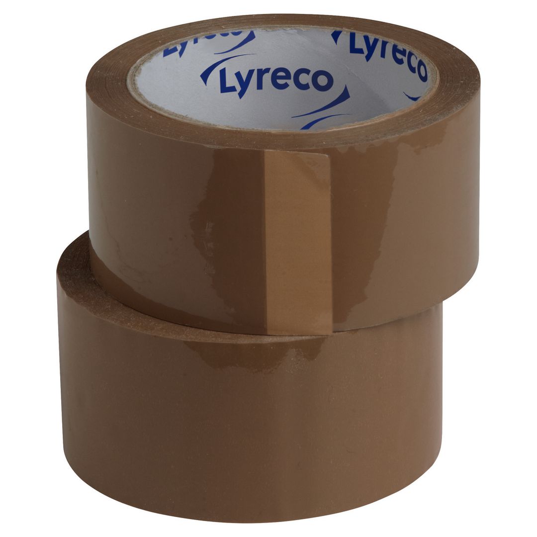 Packtejp LYRECO PP 50mmx100m brun 6/fp