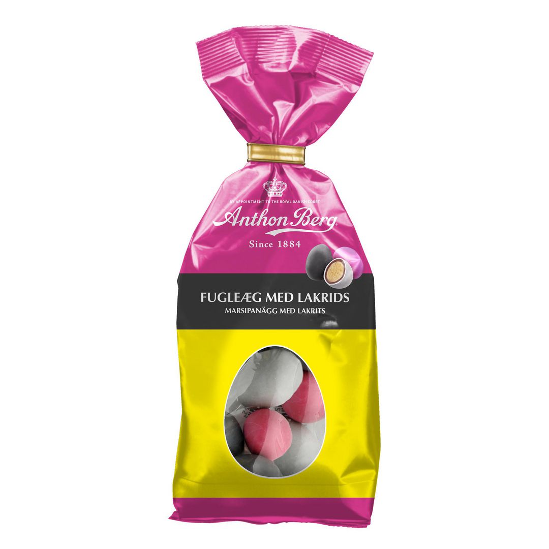 Marsipanägg ANTHON BERG Lakrits 124g
