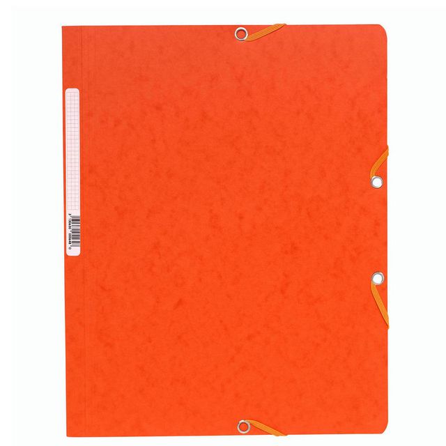 Gummibandsmapp u.kl. EXACOMPTA A4 orange