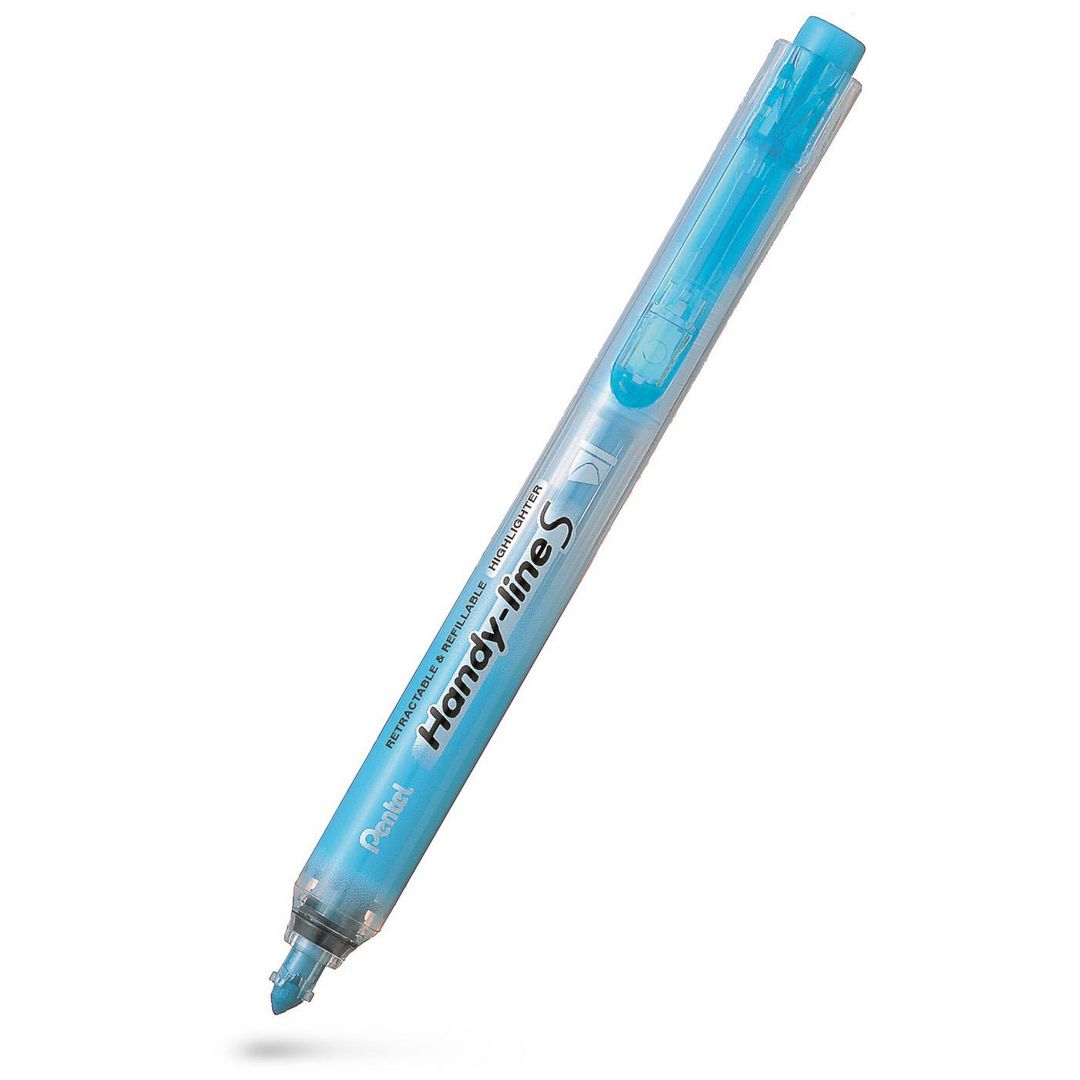 Överstrykningspenna PENTEL Clicker blå (12 pack)