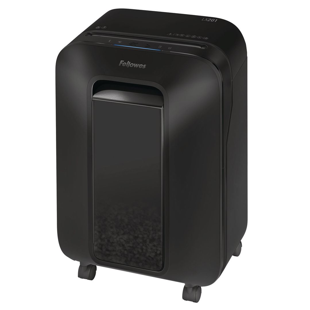 Dokumentförstörare Fellowes LX201 svart