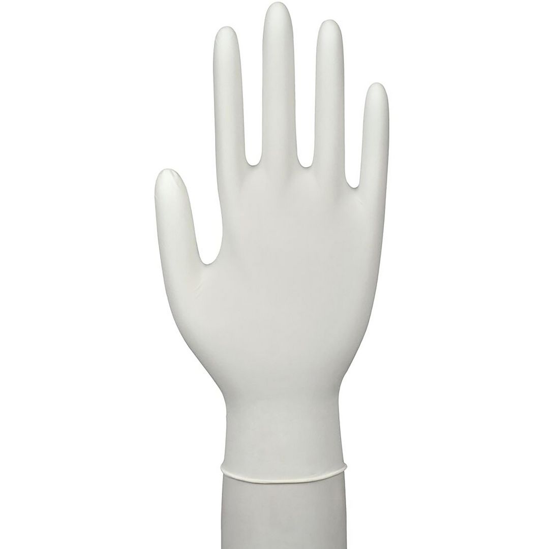 Nitrilhandske acc./pfri vit XS 150/fp