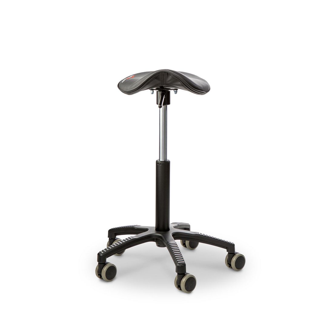 Sadelstol GET UP SADDLE konstläder svart