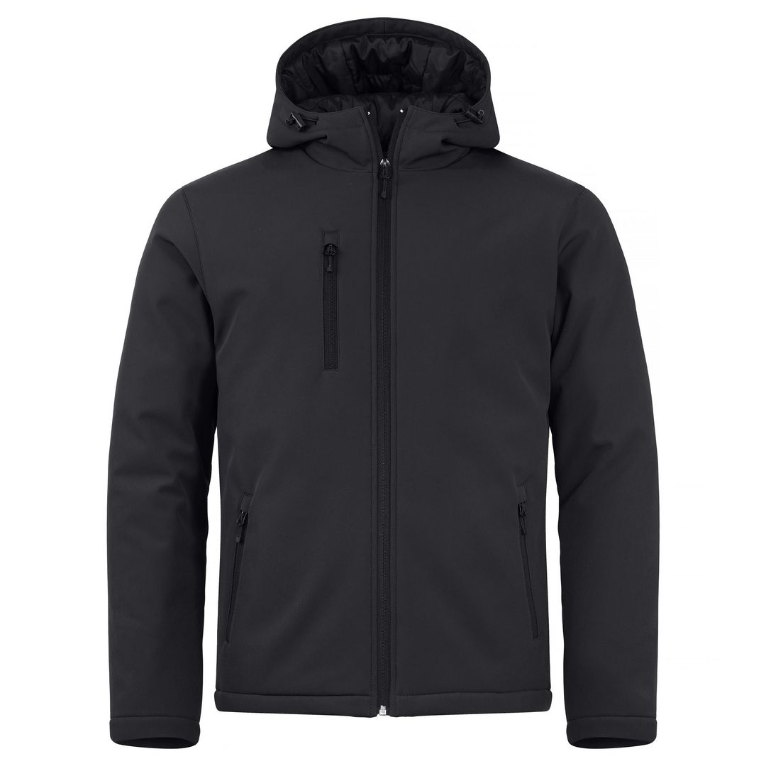 Softshelljacka Padded Clique svart XS