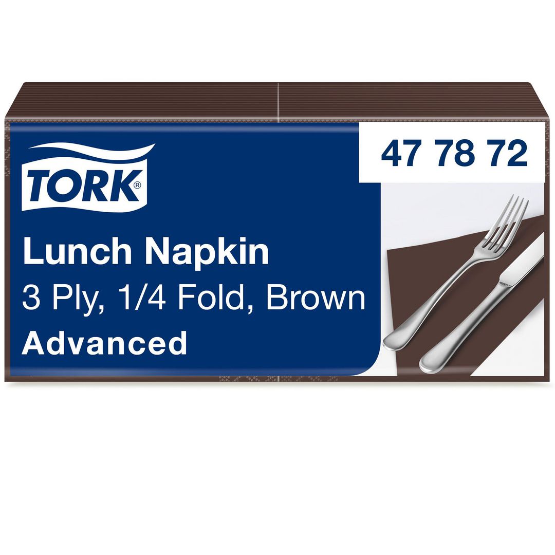 Servett Tork Lunch 3-lags brun 150/fp