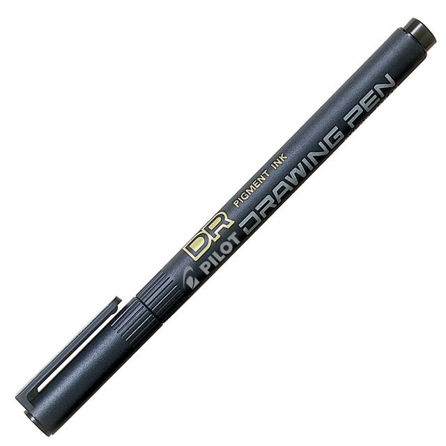 Ritpenna Pilot Drawingpen Pen 0,5 svart (12 pack)