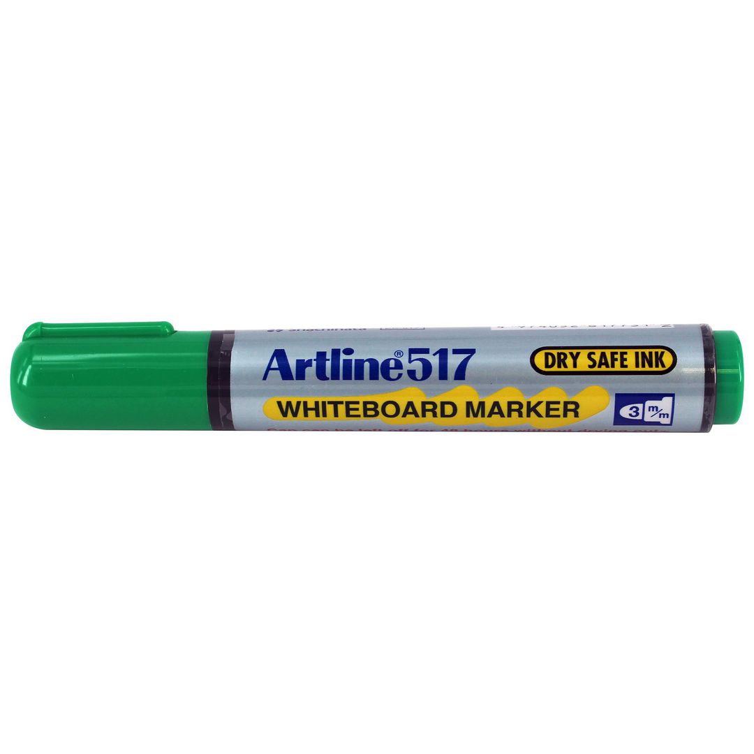 Whiteboardpenna Artline 517 rund grön (12 pack)