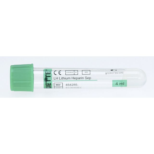 VACUETTE Mintgrön Li-Hep Gel5/3,5ml50/fp