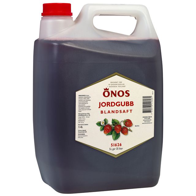 Saft ÖNOS Jordgubb 1+6 5L