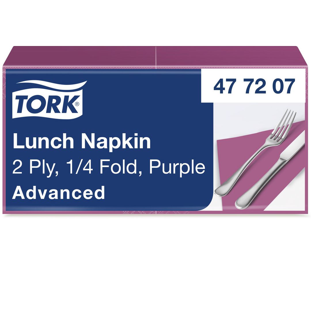 Servett TORK Lunch 2-lags lila 200/fp