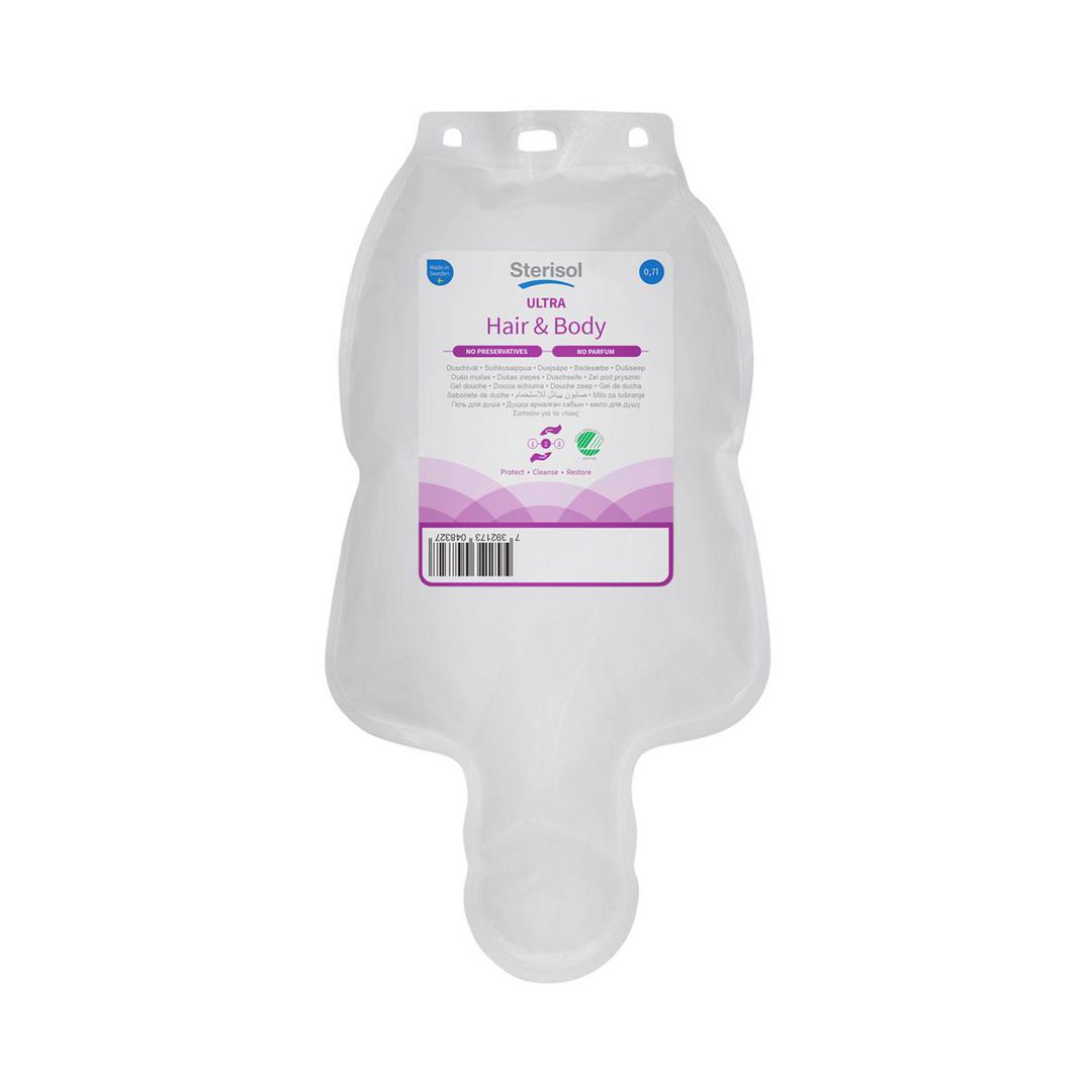 Duschtvål STERISOL Ultra Hair&Body 0,7L