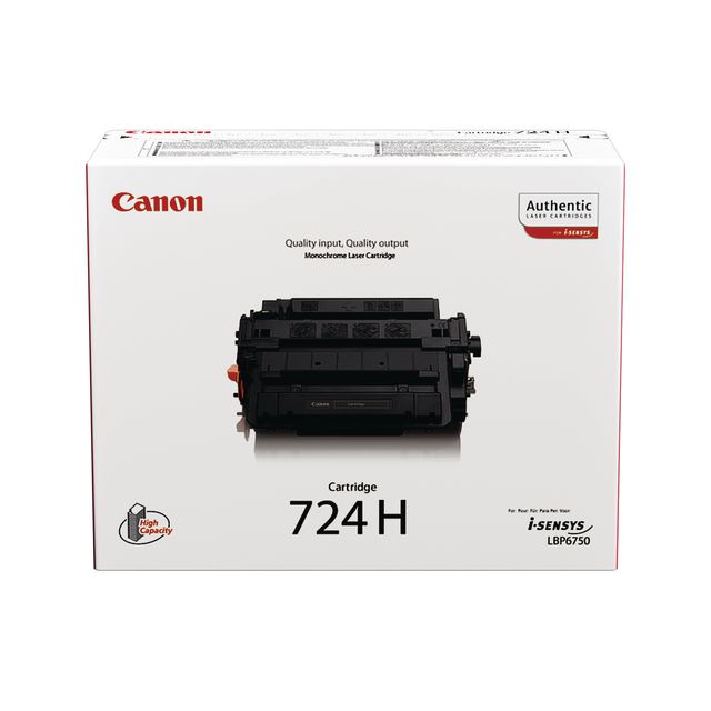 Toner CANON 3482B002 CRG724H 12,5K svart