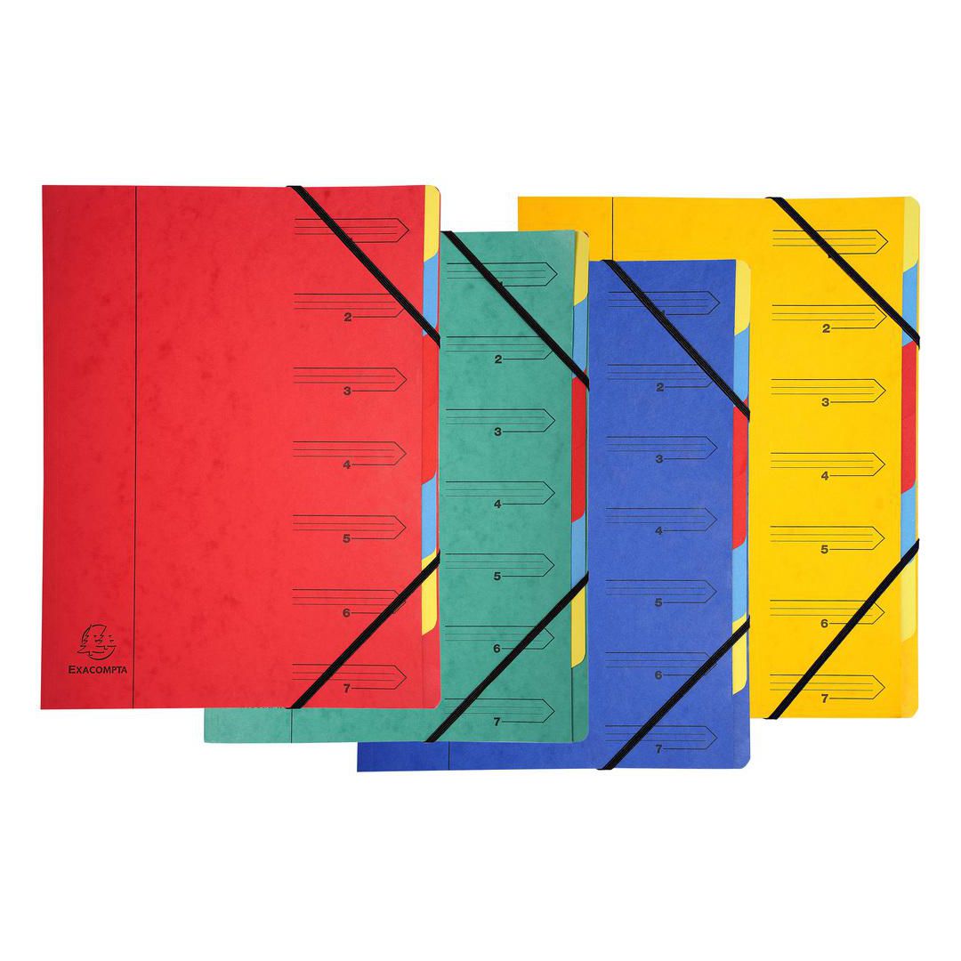 Sorteringsmapp Exacompta A4 7-flik