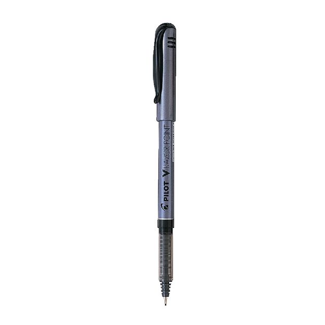 Fineliner Pilot V Razor Point svart (12 pack)