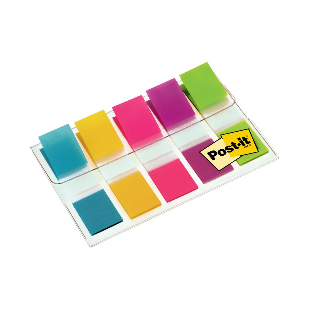Index Post-It 11,9x43,1 5-färg 100/fp (6 pack)
