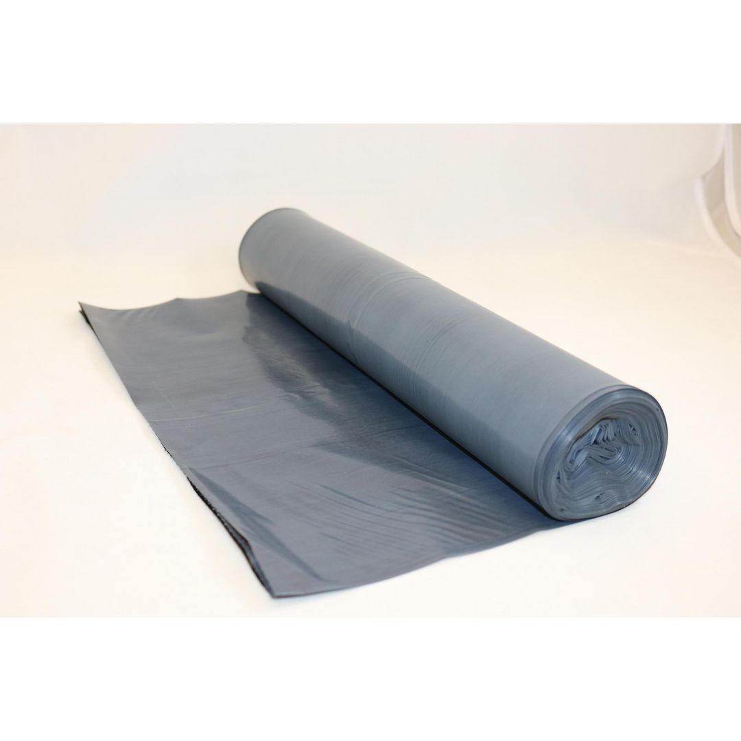 Plastsäck LD 125L 90my byggsäck grå10/rl