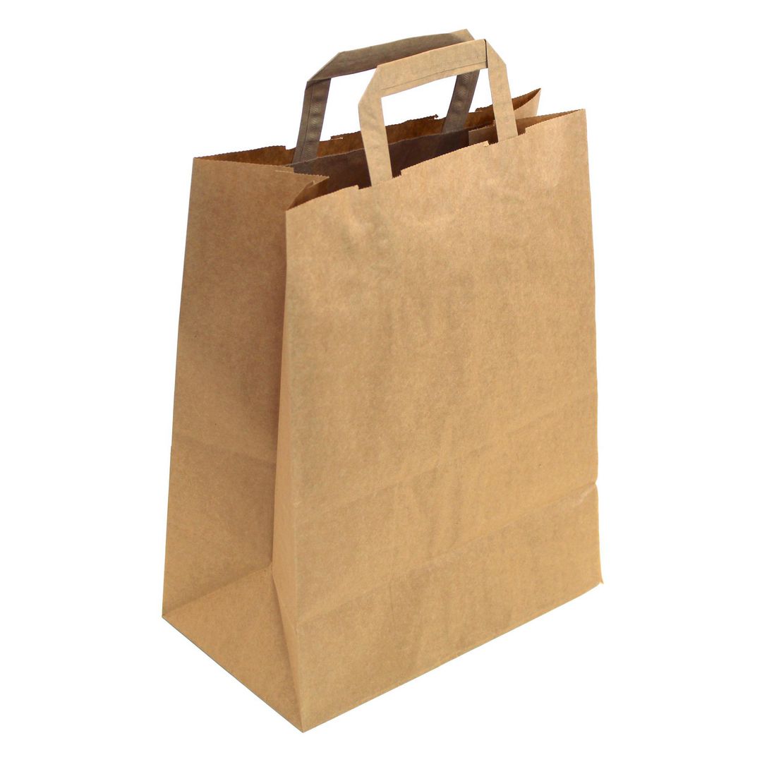 Bärkasse papper 26L brun 200/fp