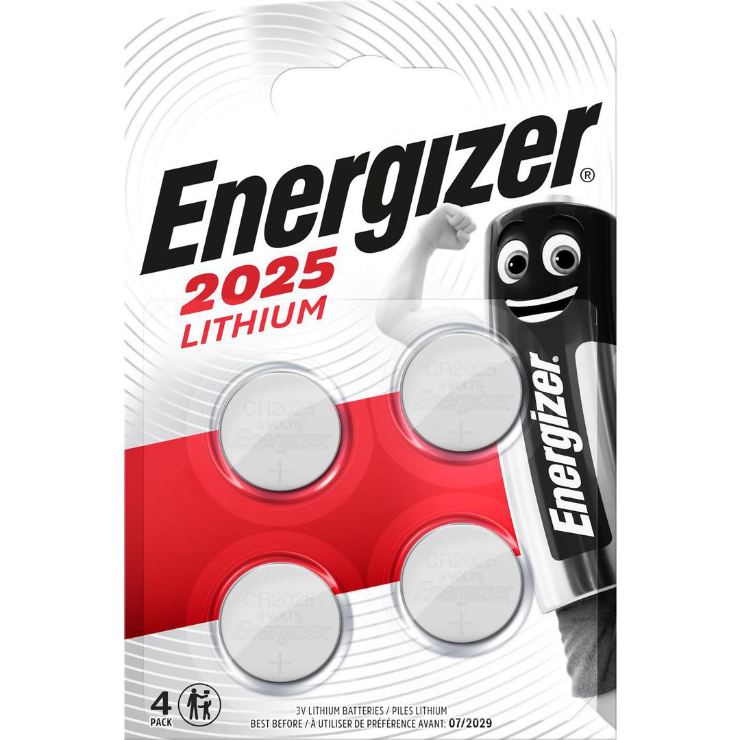 Batteri Energizer Lithium CR2025 4/fp
