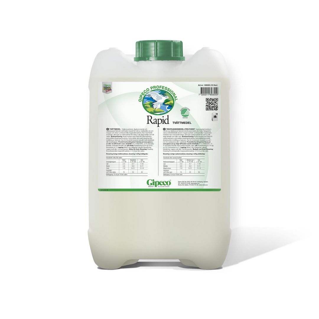 Tvättmedel GIPECO Rapid 10L