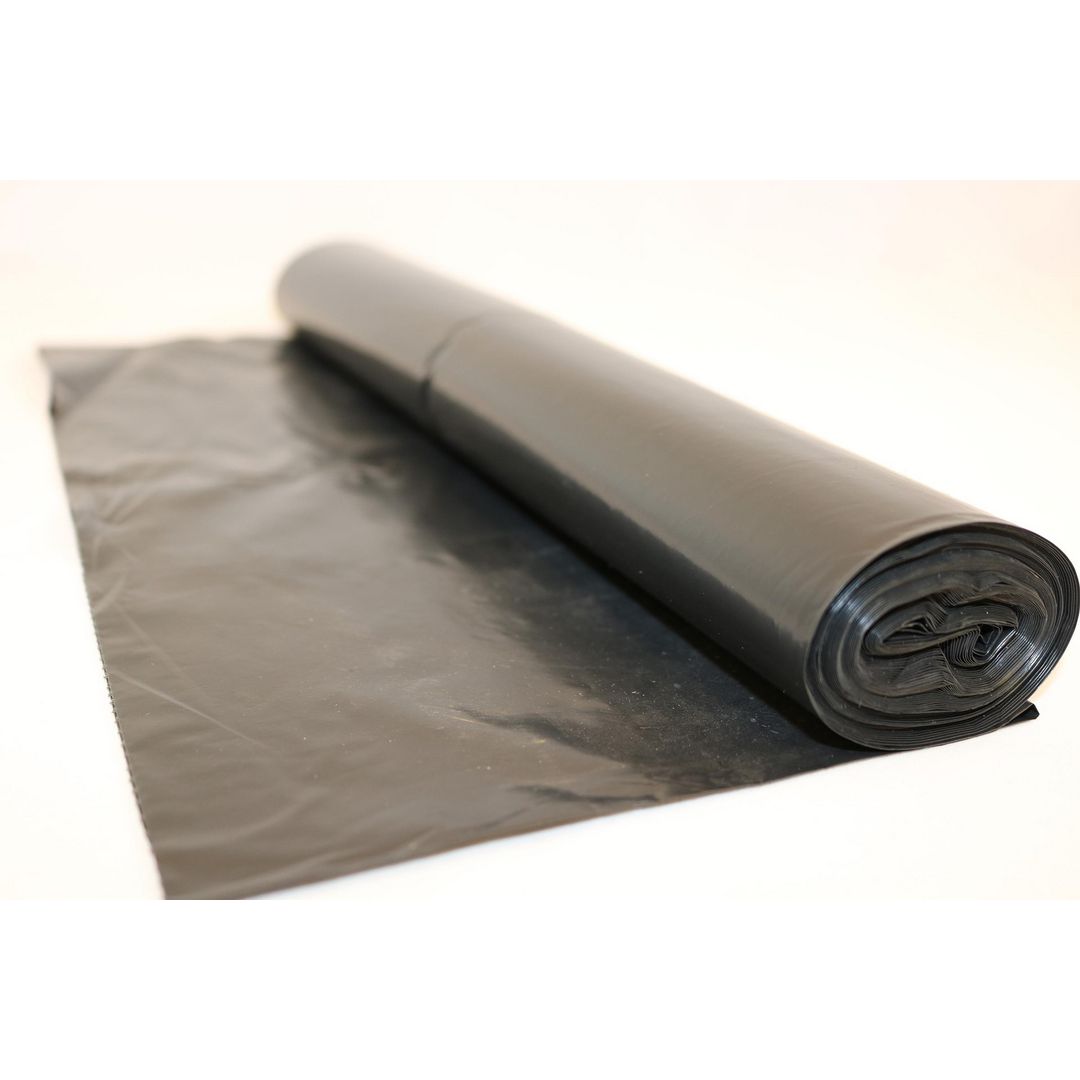Plastsäck LD 125L 40my svart 10/rl