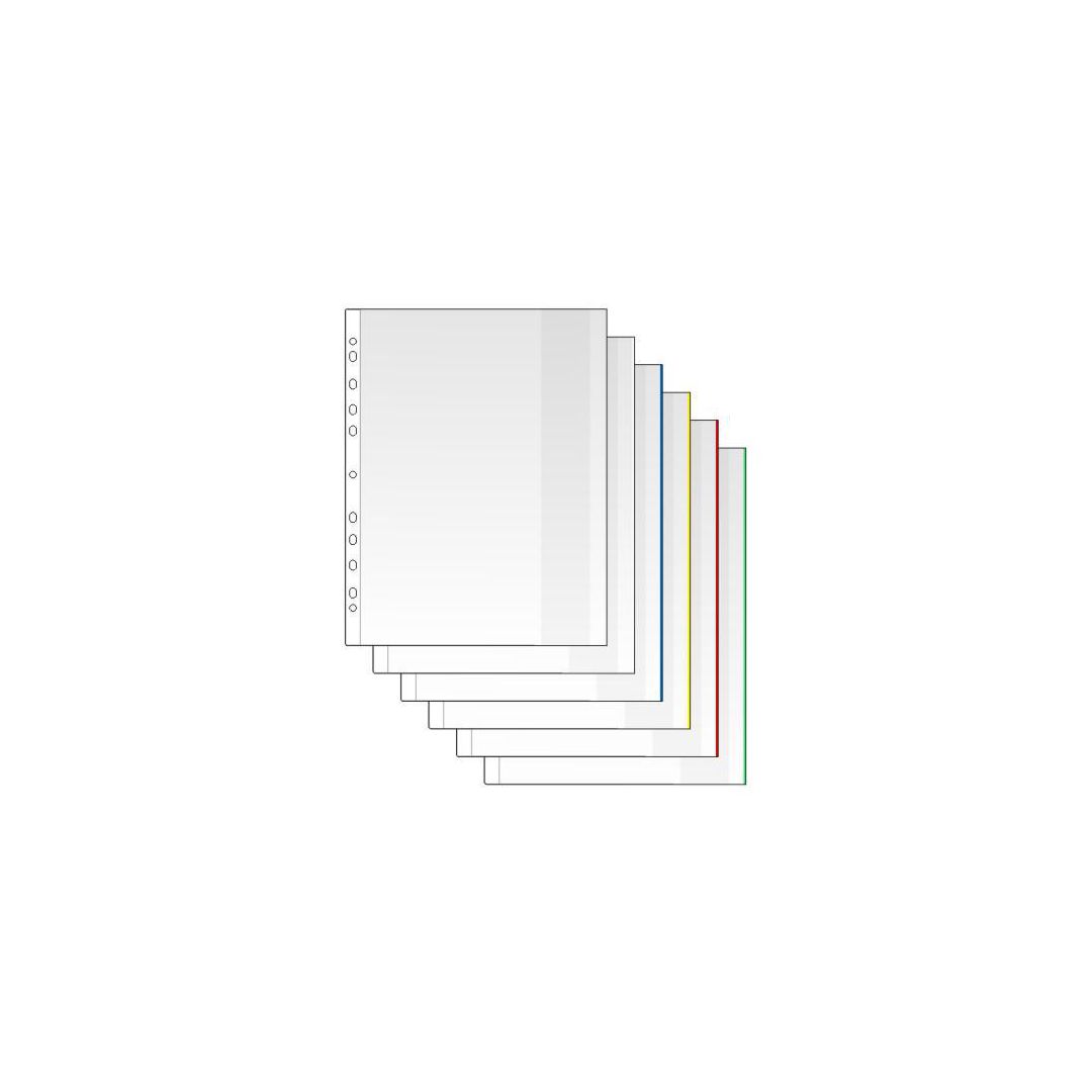 Plastficka Mapp A4 0,12mm blå 100/fp