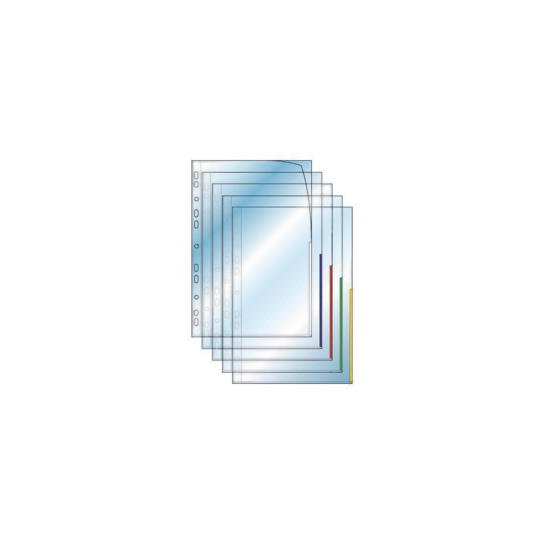 Plastficka Signal A4 0,12mm frostad (100 pack)
