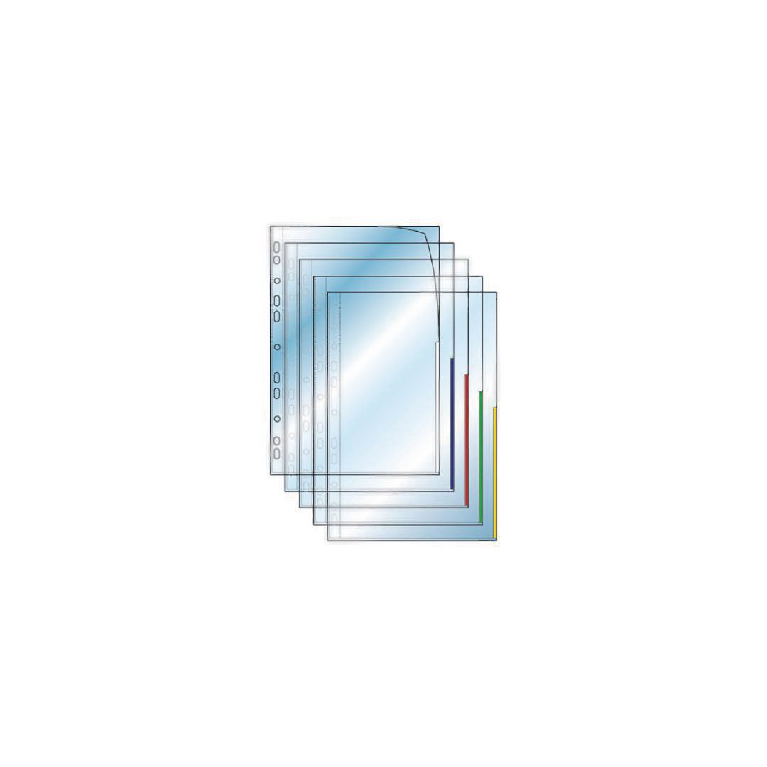 Plastficka Signal A4 0,12mm gul (100 pack)