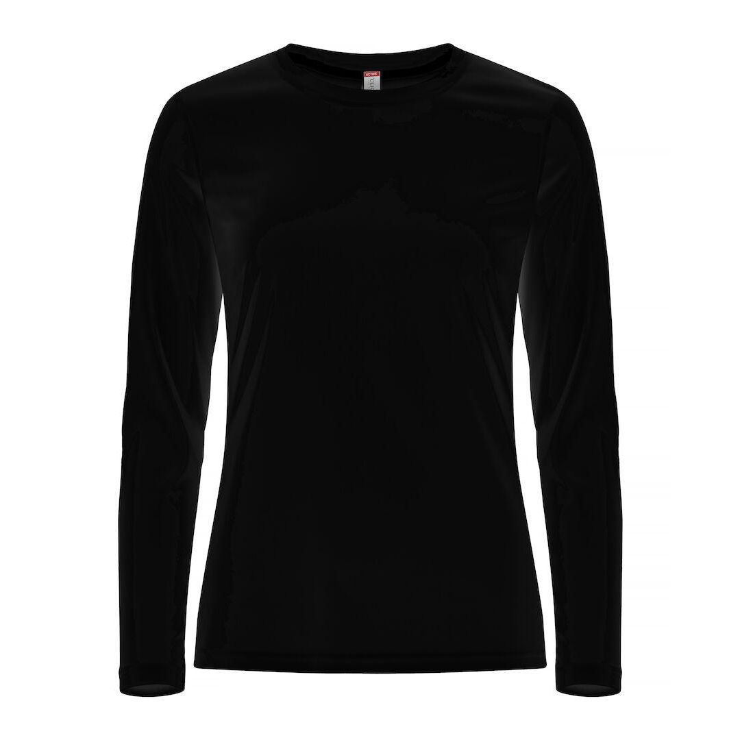 T-shirt funktion LÄ 029041 dam svart XS