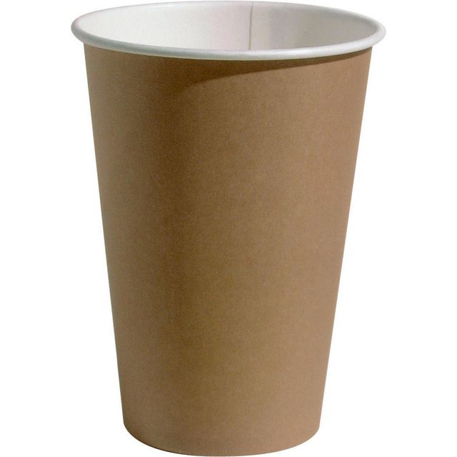 Pappersbägare 20cl brun/vit 100/fp