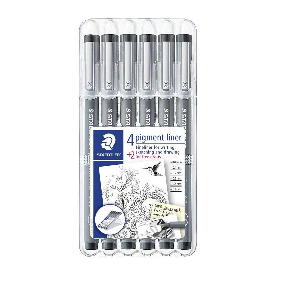 Tuschpenna STAEDTLER pigmentliner 6/fp