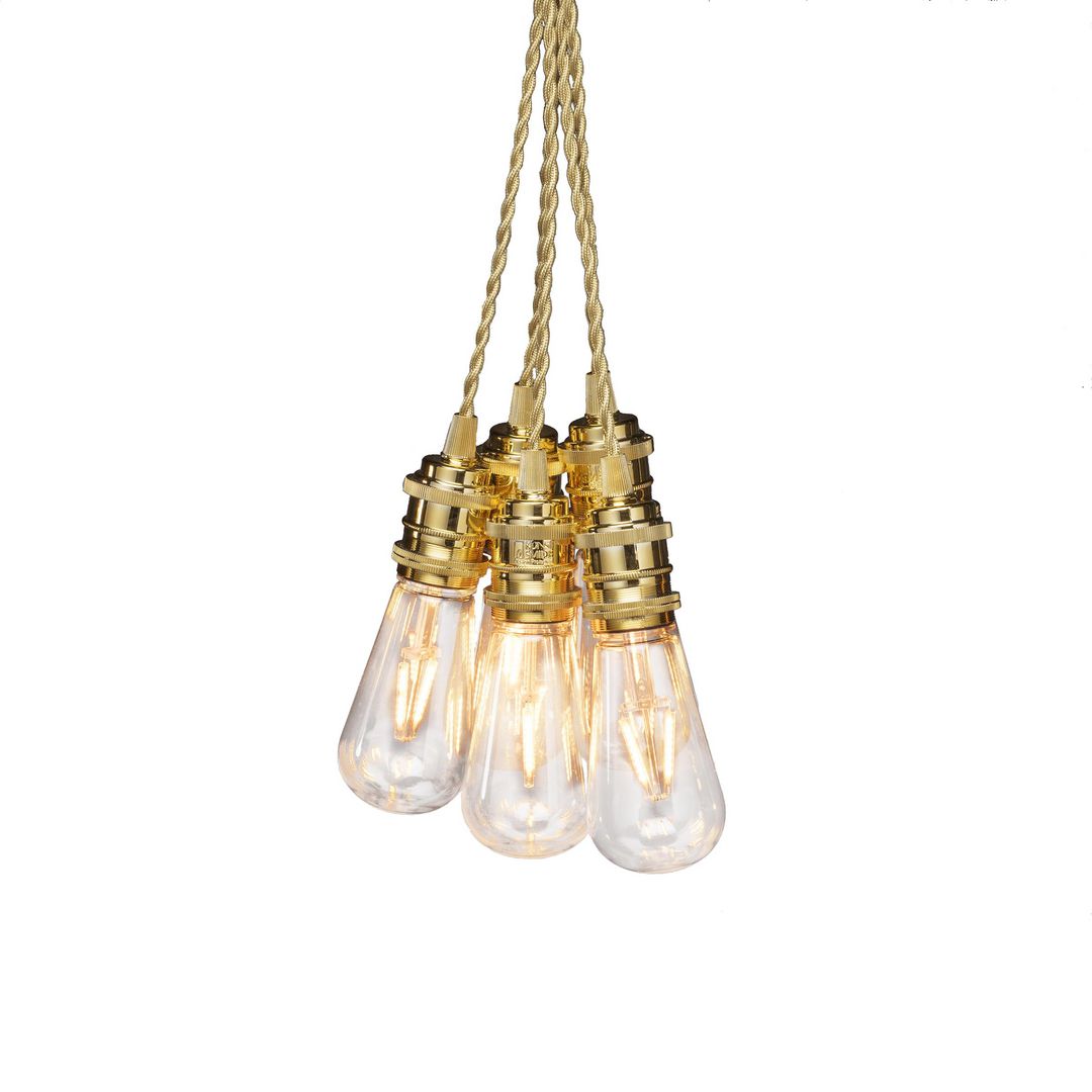 Ljusslinga 8 amber LED E27 3,5m guld