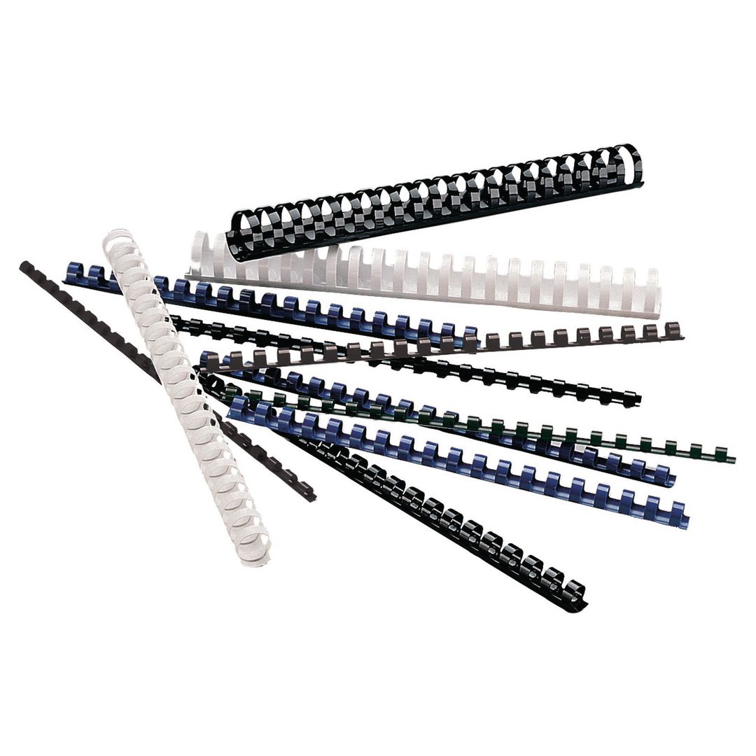 Plastspiral LYRECO 12mm svart 100/fp