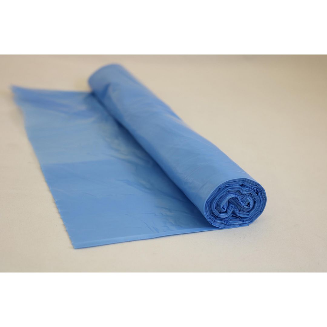 Papperskorgspåse HD 30L 12my blå 25/rl