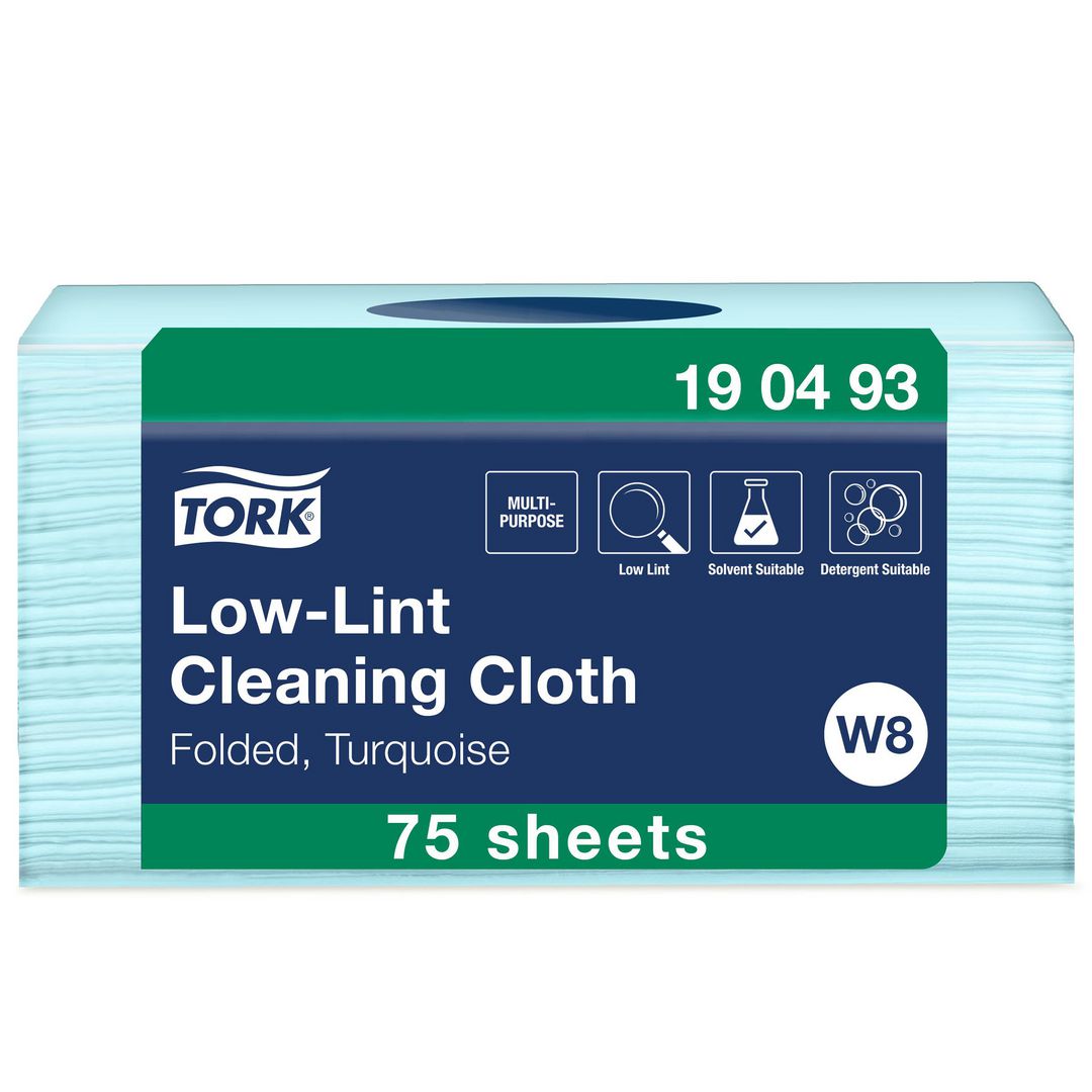 Rengöringsduk TORK Precis.W8 blå 75/fp