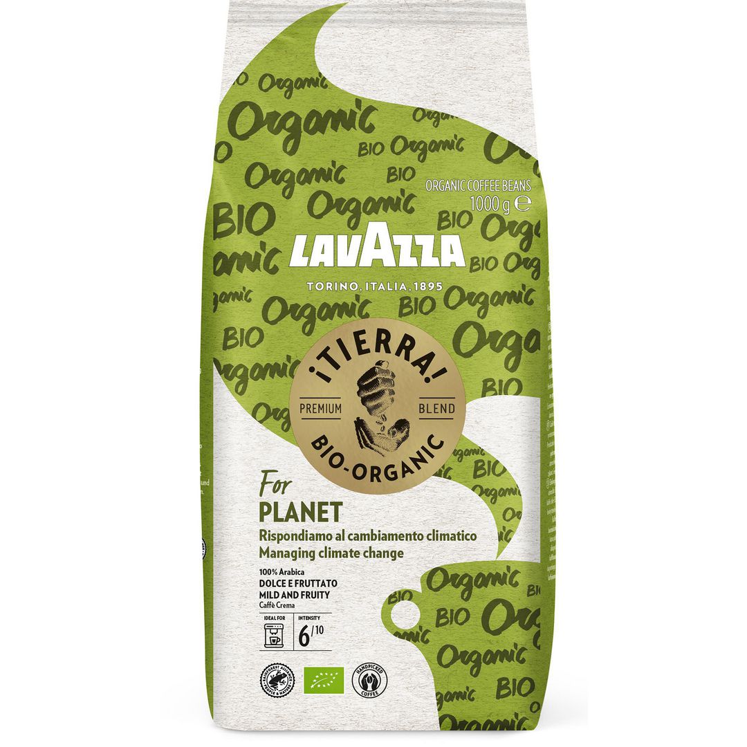 Kaffe LAVAZZA Tierra Bio Org Bönor 1kg