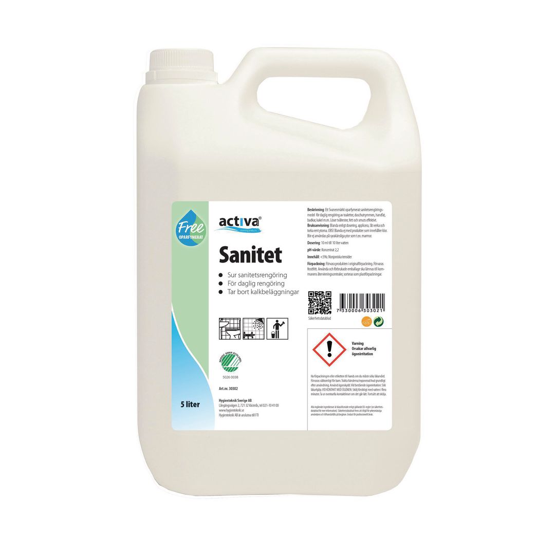 Sanitetsrent ACTIVA Free 5L